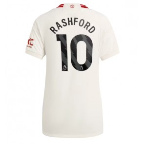 Manchester United Marcus Rashford #10 Dámské Alternativní Dres 2023-24 Krátký Rukáv